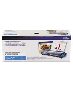 BRTTN221C TN221C TONER, 1400 PAGE-YIELD, CYAN