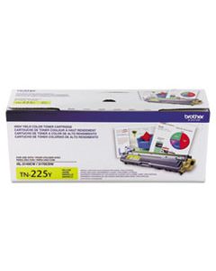 BRTTN225Y TN225Y HIGH-YIELD TONER, 2200 PAGE-YIELD, YELLOW