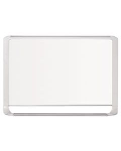 BVCMVI210205 LACQUERED STEEL MAGNETIC DRY ERASE BOARD, 48 X 96, SILVER/WHITE