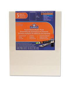 EPI950020 WHITE PRE-CUT FOAM BOARD MULTI-PACKS, 8 X 10, 5/PK