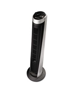 BNRBTF4011ARBU REMOTE CONTROL TOWER FAN, FIVE SPEEDS, BLACK/SILVER