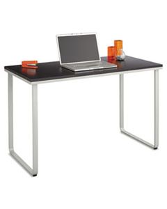 SAF1943BLSL STEEL WORKSTATION, 47.25W X 24D X 28.75H, BLACK/SILVER