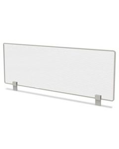 LITTR721 TRENTO LINE DIVIDING PANEL, POLYCARBONATE, 47.13W X 1.75D X 15.5H, TRANSLUCENT