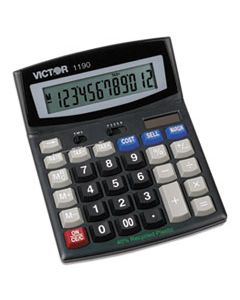 VCT1190 1190 EXECUTIVE DESKTOP CALCULATOR, 12-DIGIT LCD