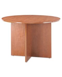 ALEVA7142MC ALERA VALENCIA ROUND CONFERENCE TABLE W/LEGS, 29 1/2H X 42 DIA., MEDIUM CHERRY