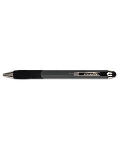 ZEB33301 STYLUSPEN RETRACTABLE BALLPOINT PEN/STYLUS, GRAY