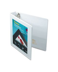 AVE68060 FRAMED VIEW HEAVY-DUTY BINDERS, 3 RINGS, 1.5" CAPACITY, 11 X 8.5, WHITE