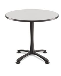 SAF2453GR CHA-CHA TABLE TOP, LAMINATE, ROUND, 36" DIAMETER, GRAY