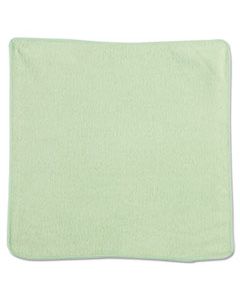 RCP1820578 MICROFIBER CLEANING CLOTHS, 12 X 12, GREEN, 24/PACK