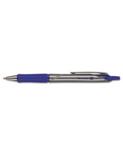 PIL31911 ACROBALL PRO RETRACTABLE BALLPOINT PEN, 1MM, BLUE INK, SILVER BARREL, DOZEN