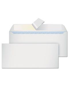 QUACO142 GRIP-SEAL BUSINESS ENVELOPE, #10, COMMERCIAL FLAP, SELF-ADHESIVE CLOSURE, 4.13 X 9.5, WHITE, 45/BOX