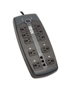 TRPTLP1008TEL PROTECT IT! SURGE PROTECTOR, 10 OUTLETS, 8 FT. CORD, 2395 JOULES, BLACK
