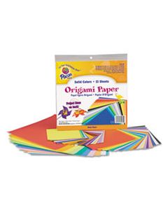 PAC72230 ORIGAMI PAPER, 30LB, 9.75 X 9.75, ASSORTED BRIGHT COLORS, 55/PACK