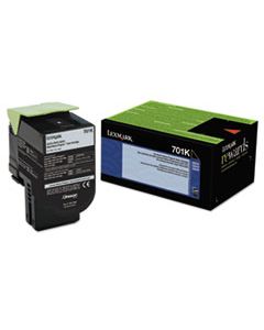 LEX70C10K0 70C10K0 RETURN PROGRAM TONER, 1000 PAGE-YIELD, BLACK