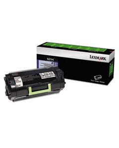 LEX52D1H00 52D1H00 HIGH-YIELD TONER, 25000 PAGE-YIELD, BLACK