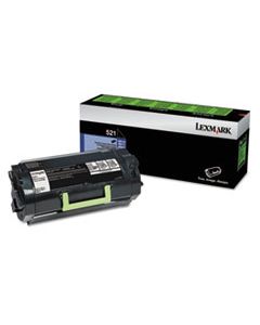 LEX52D1000 52D1000 TONER, 6000 PAGE-YIELD, BLACK