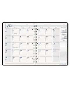 HOD26302 SPIRALBOUND 14-MONTH ACADEMIC APPOINTMENT BOOK, 11 X 8 1/2, BLACK, 2024-2025