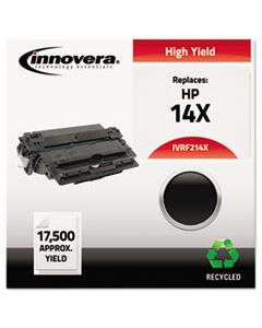 IVRF214X REMANUFACTURED CF214X (14X) HIGH-YIELD TONER, 17500 PAGE-YIELD, BLACK