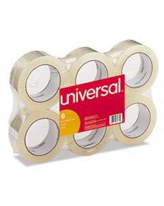 UNV63500 GENERAL-PURPOSE BOX SEALING TAPE, 3" CORE, 1.88" X 110 YDS, CLEAR, 6/PACK