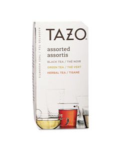 TZO153966 ASSORTED TEA BAGS, THREE EACH FLAVOR, 24/BOX