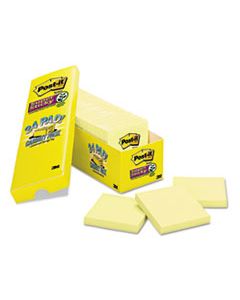 MMM65424SSCP CANARY YELLOW NOTE PADS, 3 X 3, 90-SHEET, 24/PACK