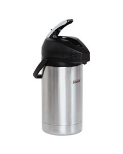 BUNAIRPOT30 3 LITER LEVER ACTION AIRPOT, STAINLESS STEEL/BLACK