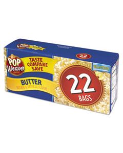 OFX105510 MICROWAVE POPCORN, BUTTER, 2.17OZ BAG, 22/BOX