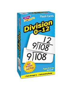 TEPT53106 SKILL DRILL FLASH CARDS, 3 X 6, DIVISION
