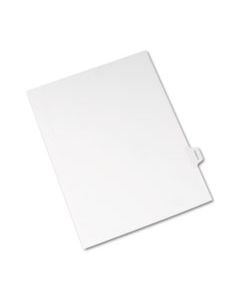 AVE82114 ALLSTATE-STYLE LEGAL SIDE TAB DIVIDERS, EXHIBIT H, LETTER, WHITE, 25/PACK