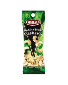 DFD93817 SEA SALT AND PEPPER CASHEWS, 1.25 OZ TUBE PACKAGE, 12/BOX