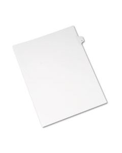 AVE82167 PREPRINTED LEGAL EXHIBIT SIDE TAB INDEX DIVIDERS, ALLSTATE STYLE, 26-TAB, E, 11 X 8.5, WHITE, 25/PACK