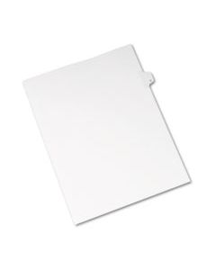 AVE82169 PREPRINTED LEGAL EXHIBIT SIDE TAB INDEX DIVIDERS, ALLSTATE STYLE, 26-TAB, G, 11 X 8.5, WHITE, 25/PACK