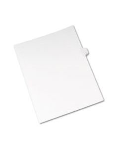 AVE82172 PREPRINTED LEGAL EXHIBIT SIDE TAB INDEX DIVIDERS, ALLSTATE STYLE, 26-TAB, J, 11 X 8.5, WHITE, 25/PACK