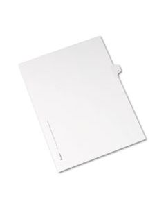 AVE82180 PREPRINTED LEGAL EXHIBIT SIDE TAB INDEX DIVIDERS, ALLSTATE STYLE, 26-TAB, R, 11 X 8.5, WHITE, 25/PACK