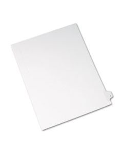 AVE82187 PREPRINTED LEGAL EXHIBIT SIDE TAB INDEX DIVIDERS, ALLSTATE STYLE, 26-TAB, Y, 11 X 8.5, WHITE, 25/PACK
