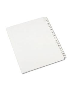 AVE82189 PREPRINTED LEGAL EXHIBIT SIDE TAB INDEX DIVIDERS, ALLSTATE STYLE, 25-TAB, 151 TO 175, 11 X 8.5, WHITE, 1 SET