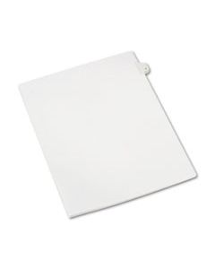 AVE82202 PREPRINTED LEGAL EXHIBIT SIDE TAB INDEX DIVIDERS, ALLSTATE STYLE, 10-TAB, 4, 11 X 8.5, WHITE, 25/PACK
