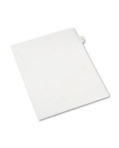 AVE82203 PREPRINTED LEGAL EXHIBIT SIDE TAB INDEX DIVIDERS, ALLSTATE STYLE, 10-TAB, 5, 11 X 8.5, WHITE, 25/PACK