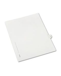 AVE82207 PREPRINTED LEGAL EXHIBIT SIDE TAB INDEX DIVIDERS, ALLSTATE STYLE, 10-TAB, 9, 11 X 8.5, WHITE, 25/PACK