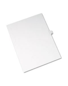 AVE82210 PREPRINTED LEGAL EXHIBIT SIDE TAB INDEX DIVIDERS, ALLSTATE STYLE, 10-TAB, 12, 11 X 8.5, WHITE, 25/PACK