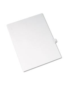 AVE82215 PREPRINTED LEGAL EXHIBIT SIDE TAB INDEX DIVIDERS, ALLSTATE STYLE, 10-TAB, 17, 11 X 8.5, WHITE, 25/PACK