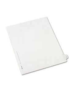 AVE82225 PREPRINTED LEGAL EXHIBIT SIDE TAB INDEX DIVIDERS, ALLSTATE STYLE, 10-TAB, 27, 11 X 8.5, WHITE, 25/PACK