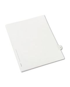 AVE82229 PREPRINTED LEGAL EXHIBIT SIDE TAB INDEX DIVIDERS, ALLSTATE STYLE, 10-TAB, 31, 11 X 8.5, WHITE, 25/PACK