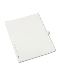 AVE82235 PREPRINTED LEGAL EXHIBIT SIDE TAB INDEX DIVIDERS, ALLSTATE STYLE, 10-TAB, 37, 11 X 8.5, WHITE, 25/PACK