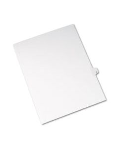 AVE82240 PREPRINTED LEGAL EXHIBIT SIDE TAB INDEX DIVIDERS, ALLSTATE STYLE, 10-TAB, 42, 11 X 8.5, WHITE, 25/PACK