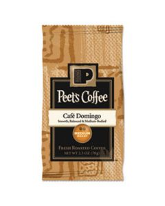 PEE504918 COFFEE PORTION PACKS, CAFE DOMINGO BLEND, 2.5 OZ FRACK PACK, 18/BOX