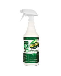 ODO910062Q12 RTU ODOR ELIMINATOR AND DISINFECTANT, EUCALYPTUS, 32 OZ SPRAY BOTTLE, 12/CARTON