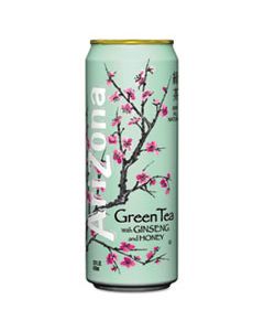 AZC827195 GREEN TEA WITH GINSENG & HONEY, 23 OZ CAN, 24/CASE