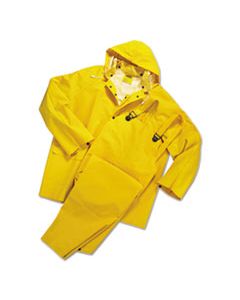 ANR90004XL RAINSUIT, PVC/POLYESTER, YELLOW, 4X-LARGE