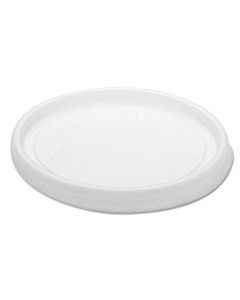 DCC6JLNV NON-VENTED CUP LIDS, FITS 6 OZ CUPS, 2, 3.5, 4 OZ FOOD CONTAINERS, TRANSLUCENT, 1,000/CARTON